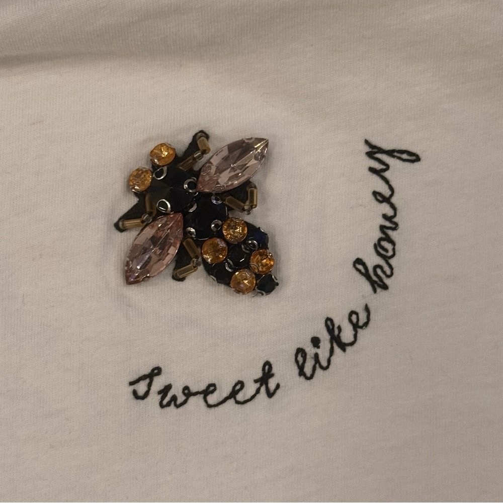 H&M Cream Sweet like Honey T-Shirt Size XL
